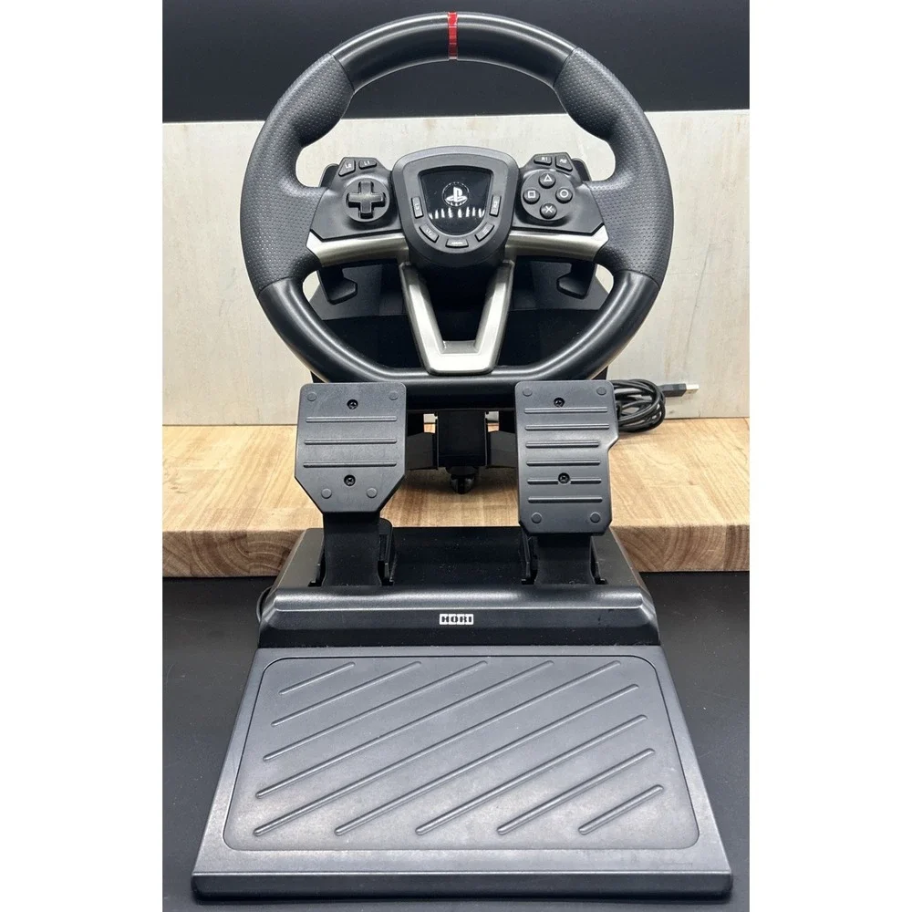 PlayStation RWA Steering Wheel Plus Pedals Compatible with PS5, PS4, PC Tested